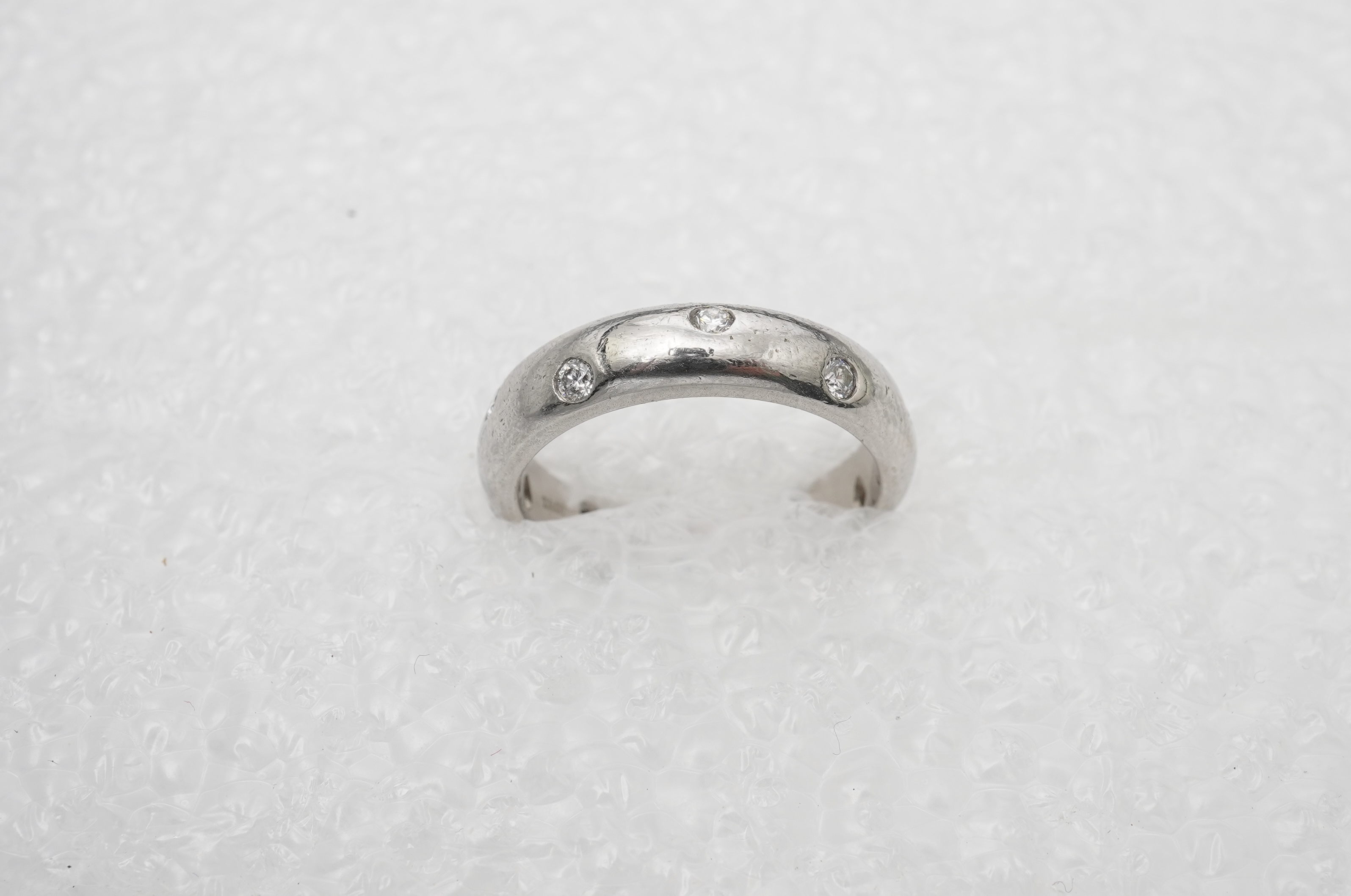 Tiffany & Co., a platinum and diamond ring